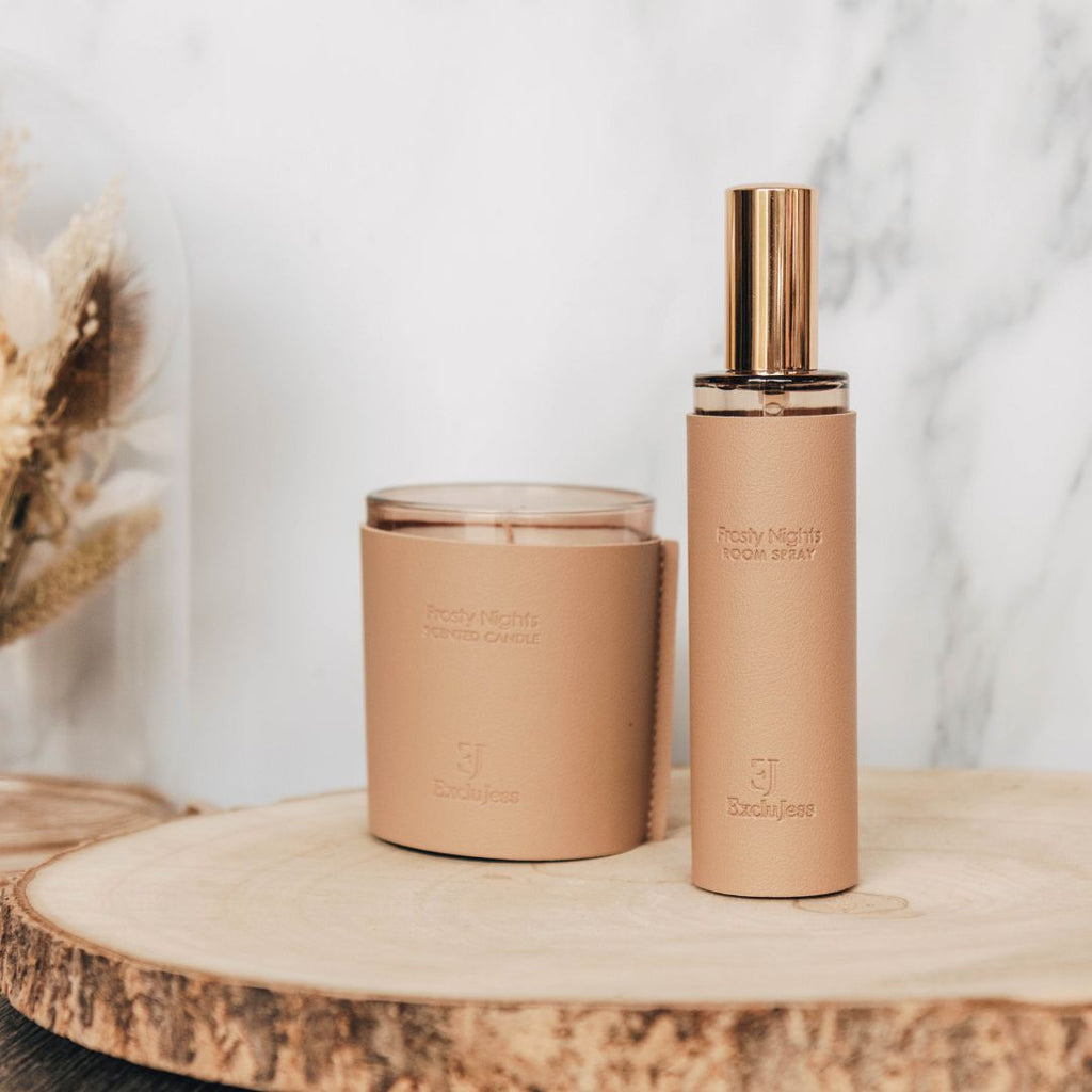 Frosty nights caramel leather feel roomspray, foto 3