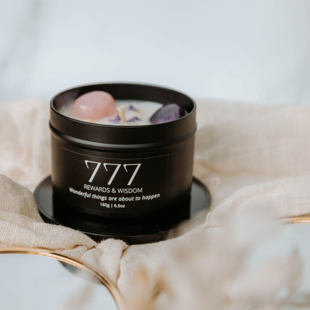 Black manifest candle 777-0