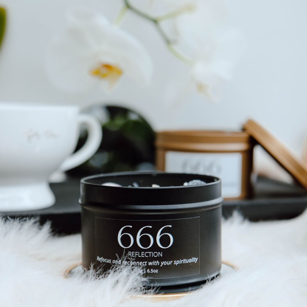 Black manifest candle 666-0