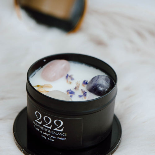 Black manifest candle 222-0
