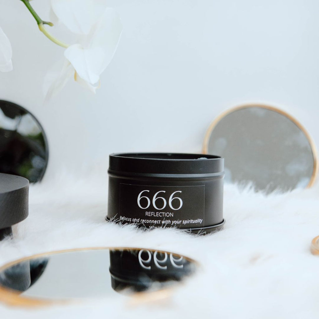 Black manifest candle 666, foto 2-1