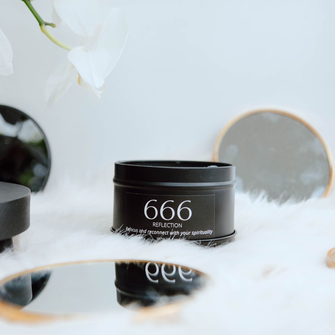 Black manifest candle 666, foto 2-1