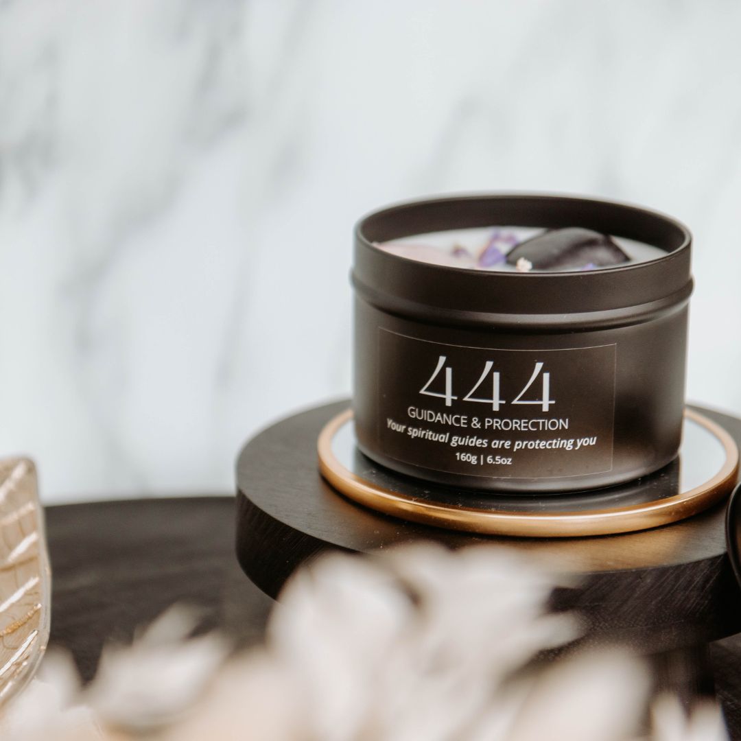 Black manifest candle 444-0