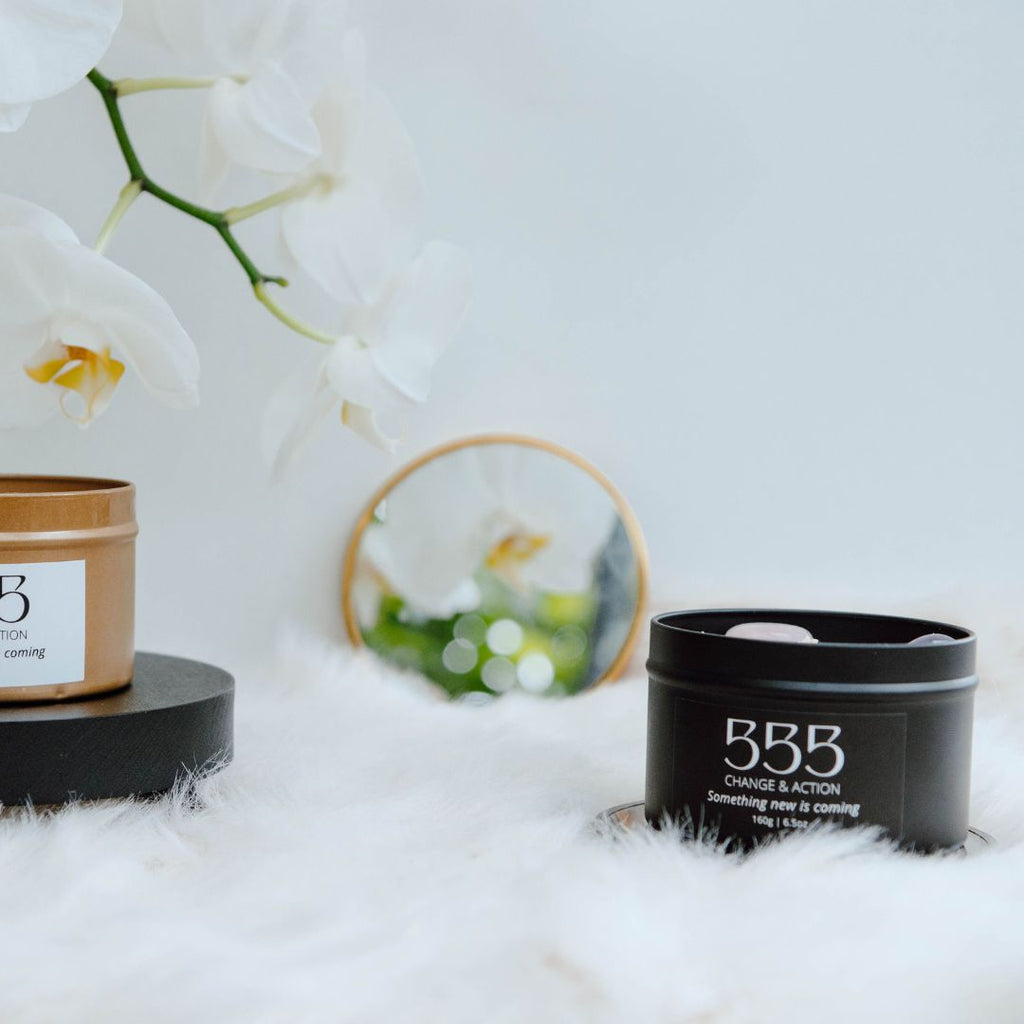 Black manifest candle 555-0