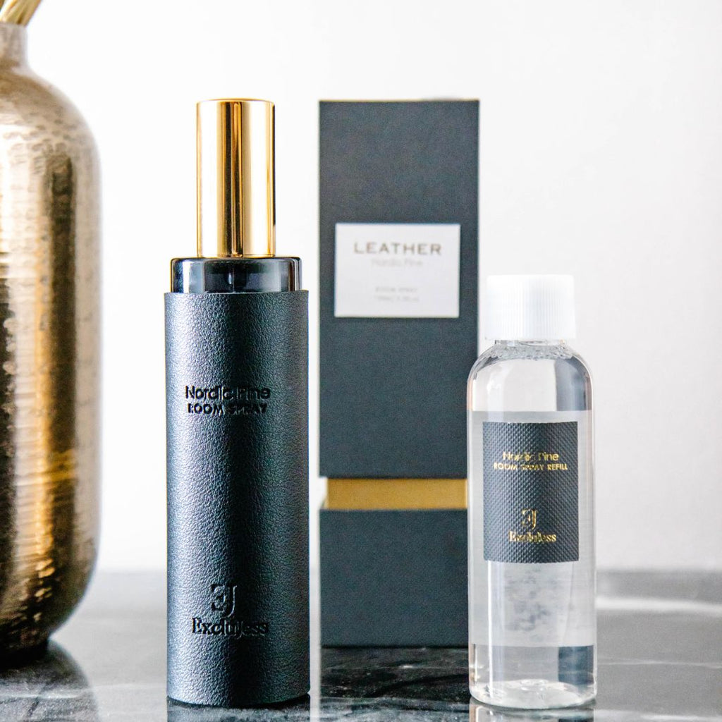 Nordic pine black leather feel roomspray, foto 3