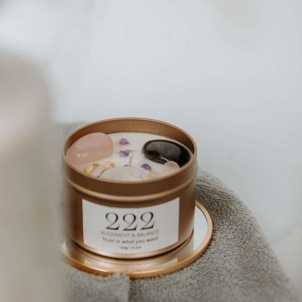 Gold manifest candle 222, foto 2-1