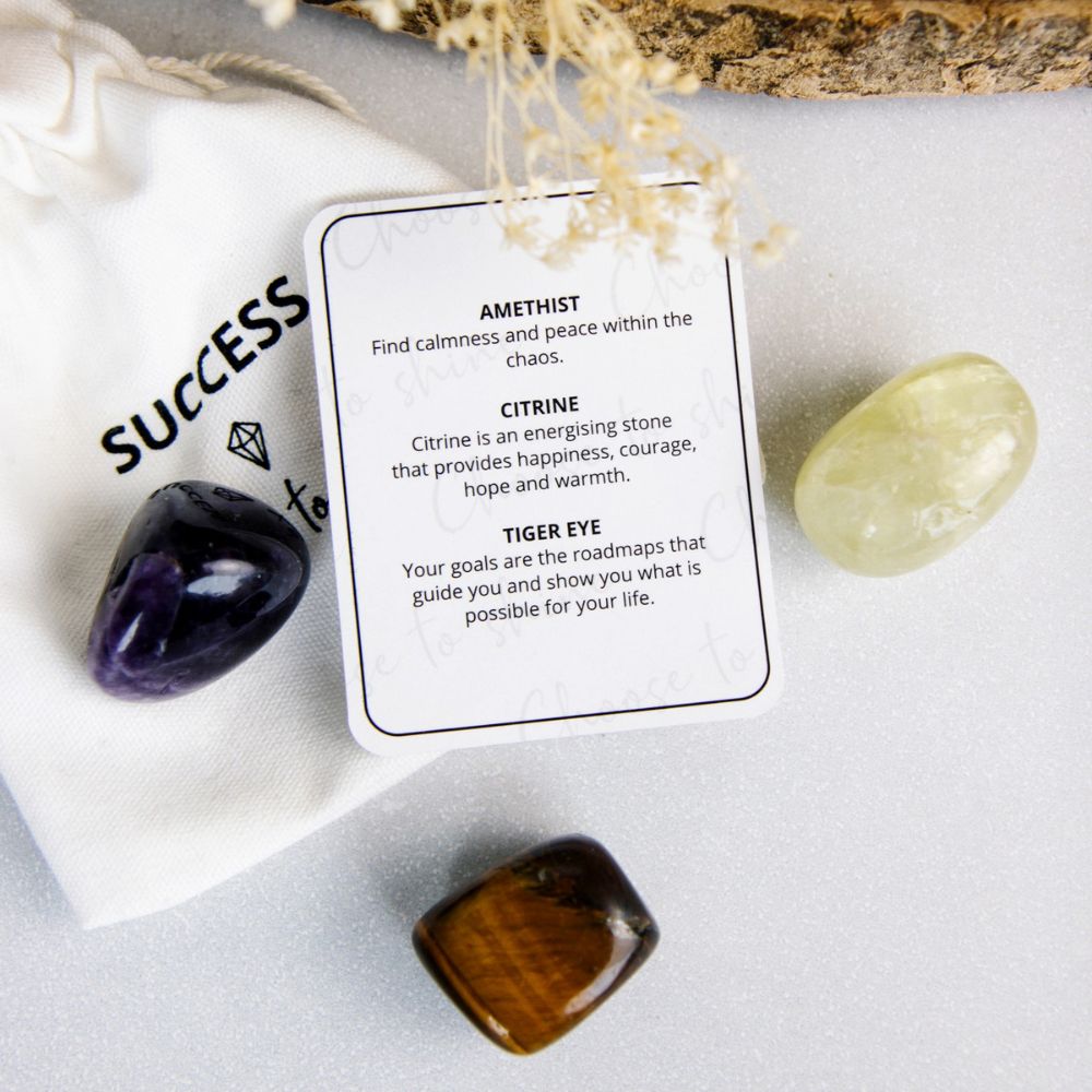ExcluJess Kristal set Choose to Shine giftset met quote kaars en kristalset