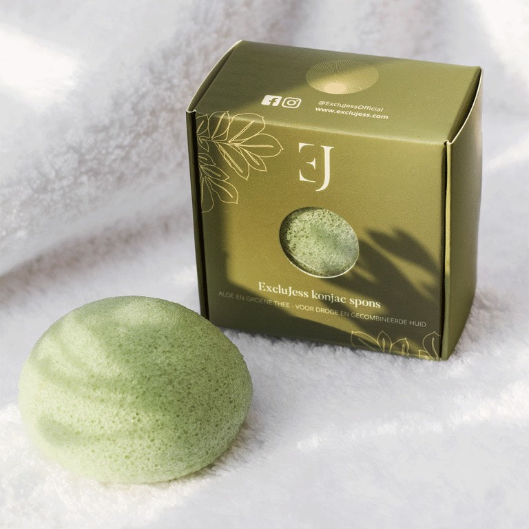 groene konjac spons