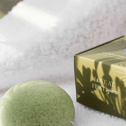 Aloë en groene thee konjac spons-1