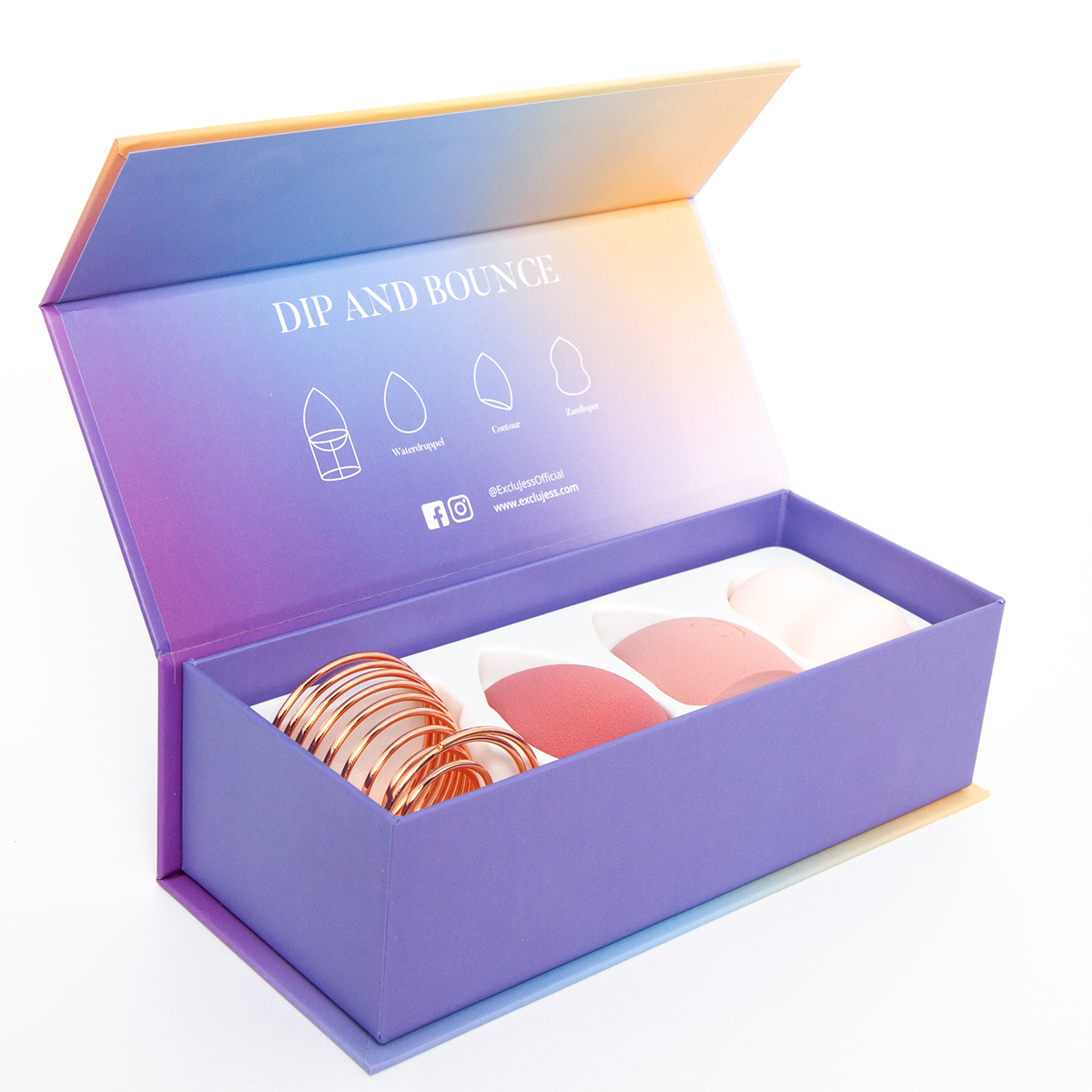 ExcluJess Blending sponge set inhoud